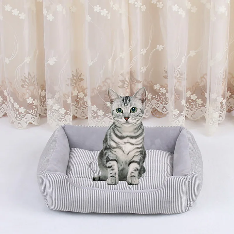 Hoomall, кровать для собаки, диван, мягкая кровать для щенка, плюшевое уютное гнездо для маленьких и средних собак, теплая зимняя Конура, коврик для дома, товары для домашних животных