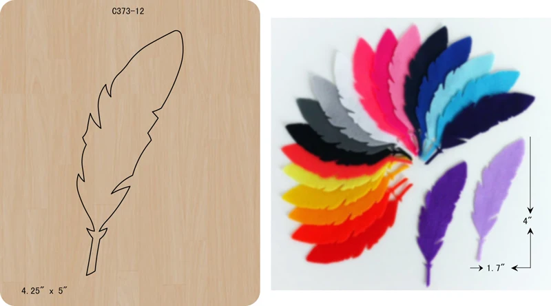 Новые деревянные штампы с перьями для скрапбукинга | Дом и сад