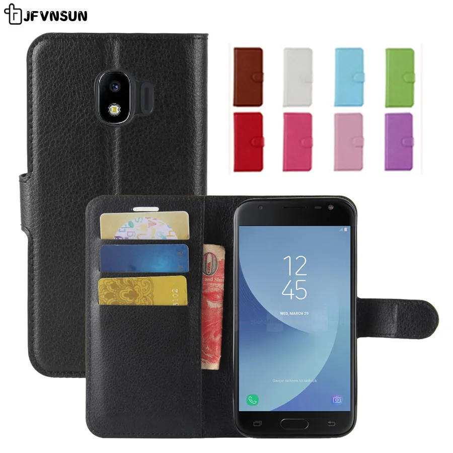 Флип чехол для Samsung J2 2018 J250F 5 0 дюйма Магнитный кошелек кожаный книжка SAMSUNG Galaxy J 2 Pro