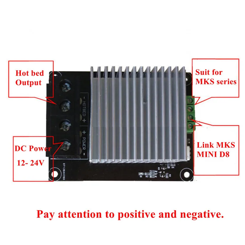 Запчасти для 3D принтера нагревательный контроллер MKS MOSFET подогреваемой