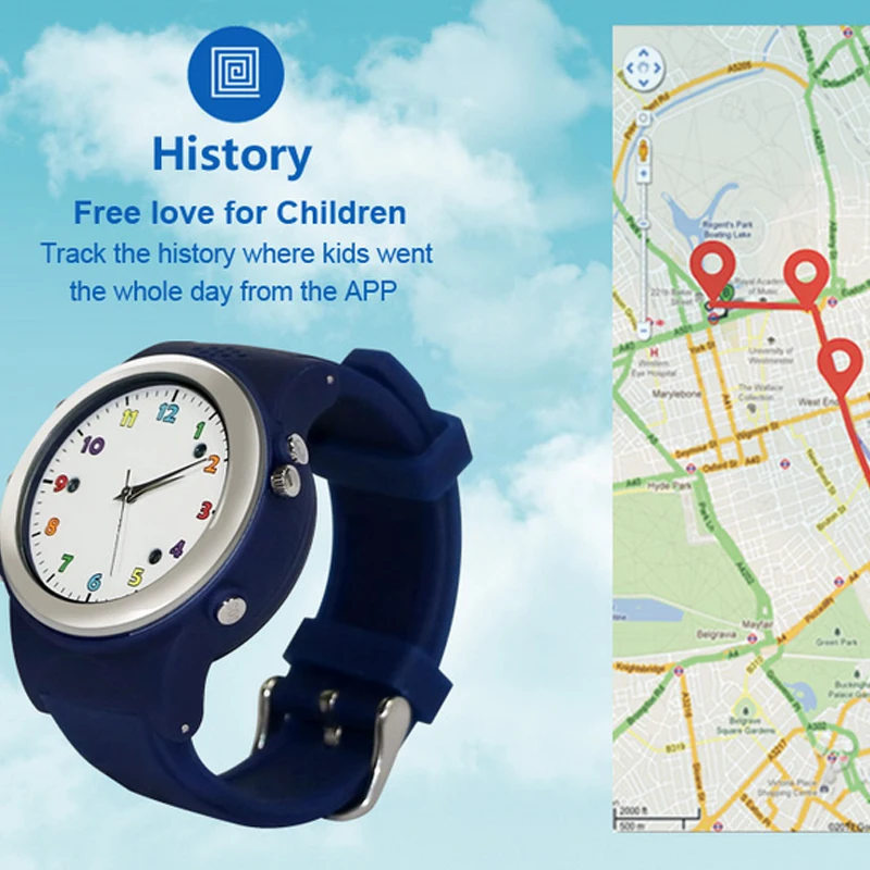 Лидер продаж Детские умные часы с GPS LBS двойное местоположение безопасные детские