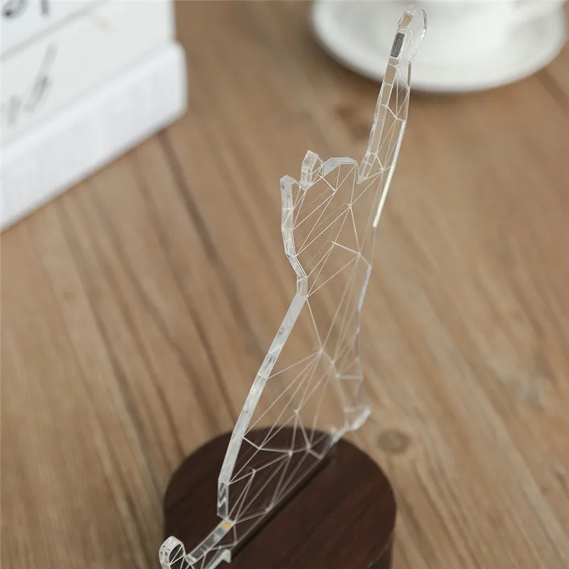 Creative New Cute Cat Design 3D Bedroom Lights LED Night Lamp USB Table Desk Lamps Novelty Home Decor Festival Gift | Освещение