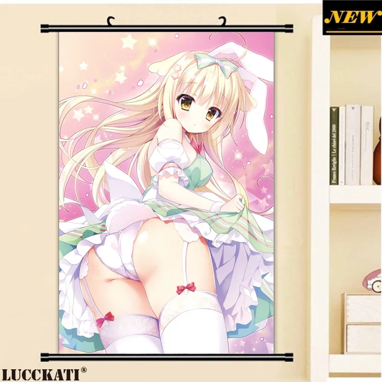 40X60 см melonbooks дыня-Чан cameltoe Сексуальная лоли задница Бикини высокие мультфильм аниме Настенная картина Фреска свиток холст живопись плакат