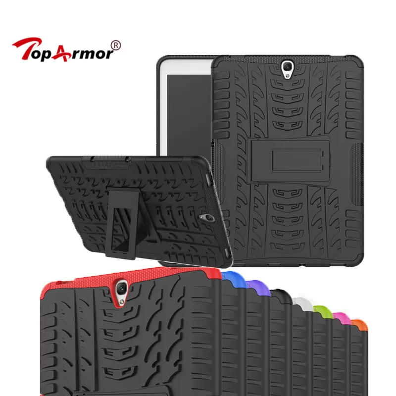 Сверхмощный ПК + ТПУ ударопрочный армированный жесткий чехол для Samsung Galaxy Tab S3 9 7