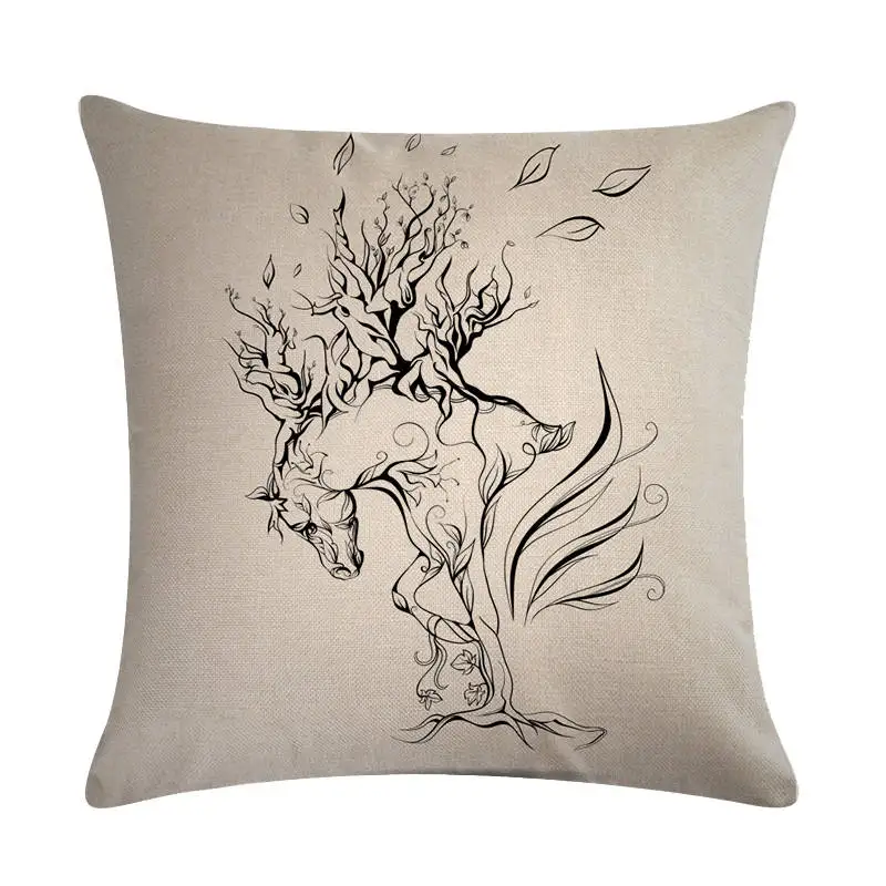 Кофейная Наволочка на подушку для велосипеда наволочка человека в пещере