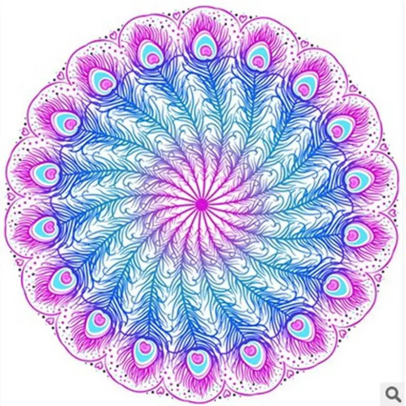 Индийский гобелен с изображением слона цветка лотоса мандала настенный богемный