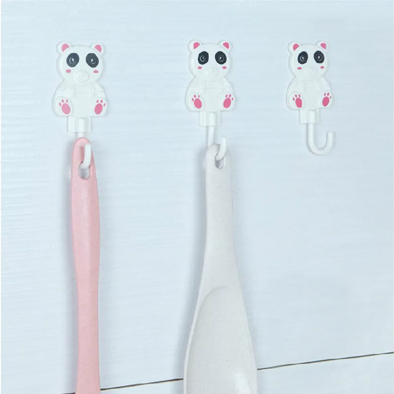 Медвежонок крепкий клей настенный вращающийся бесследный кухонный крючок для