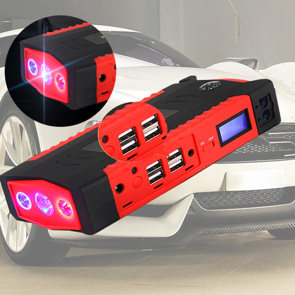 82800 мАч 4USB стартер для автомобиля многофункциональное аварийное зарядное
