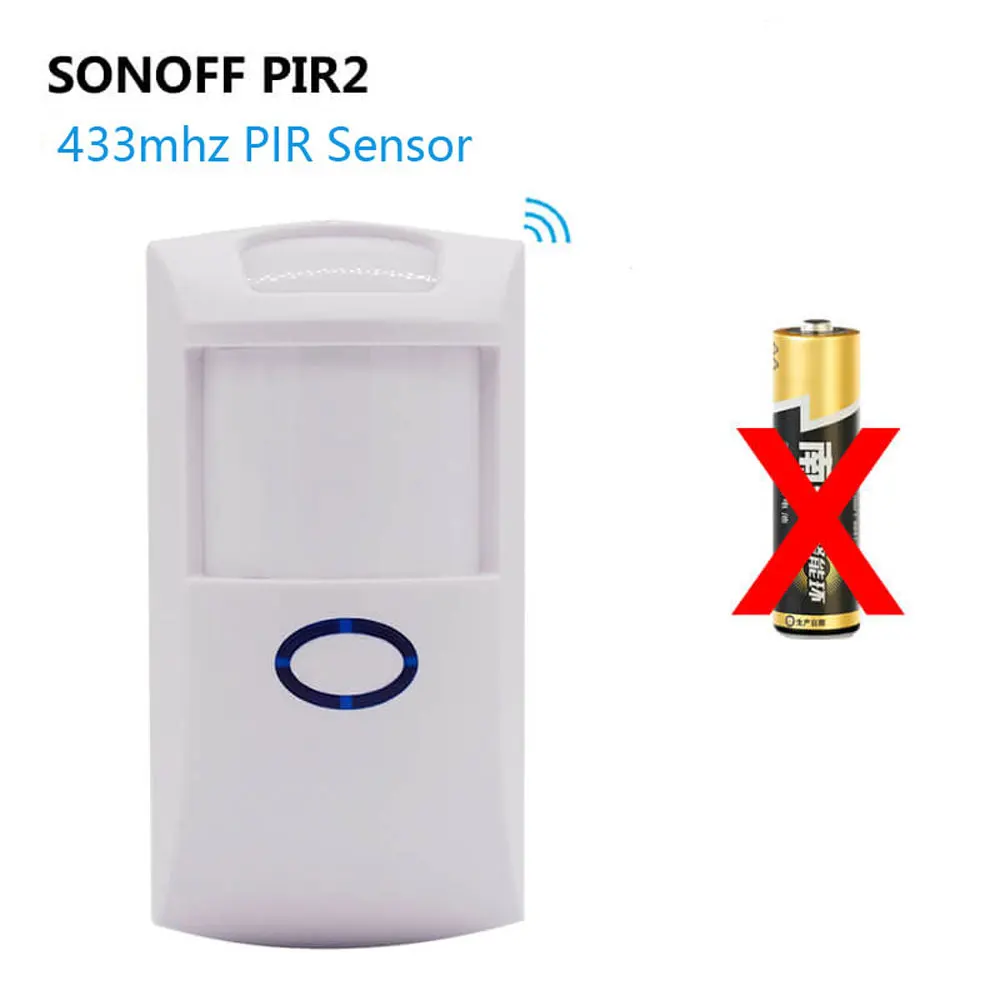 Sonoff 433 МГц RF мост Wifi Беспроводной преобразователь сигнала PIR 2 Датчик/DW1 датчик