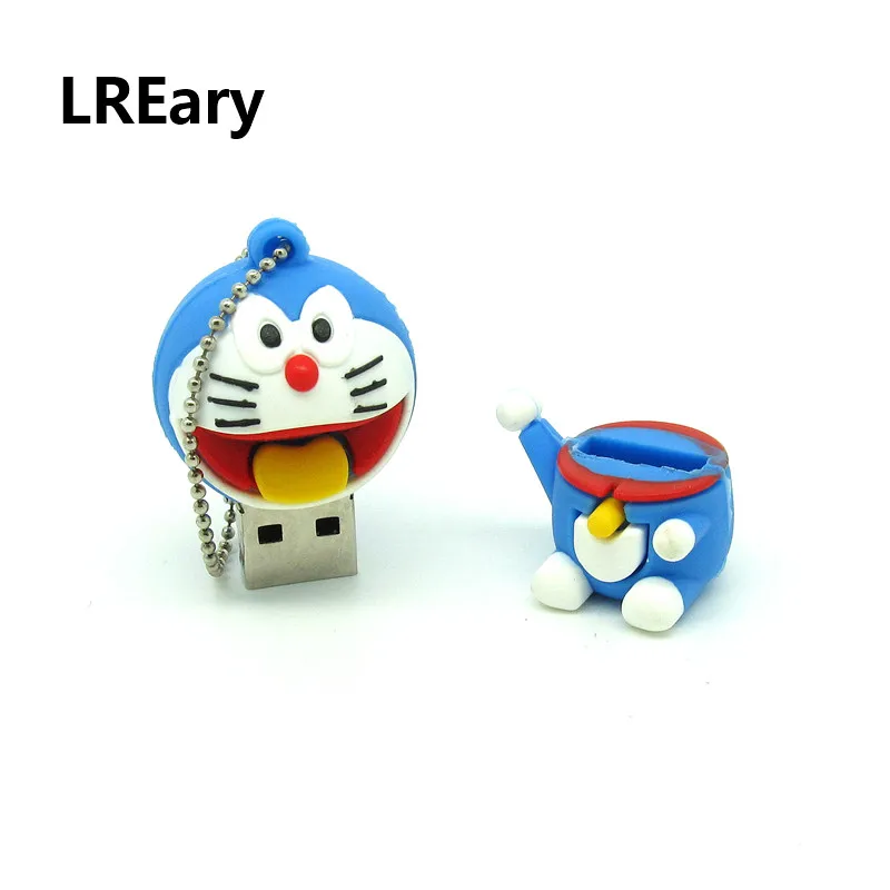 Рисунком Дораэмон Флэш накопитель usb 4 ГБ 8gb16gb 32 флэш флеш Lucky кота из мультфильма