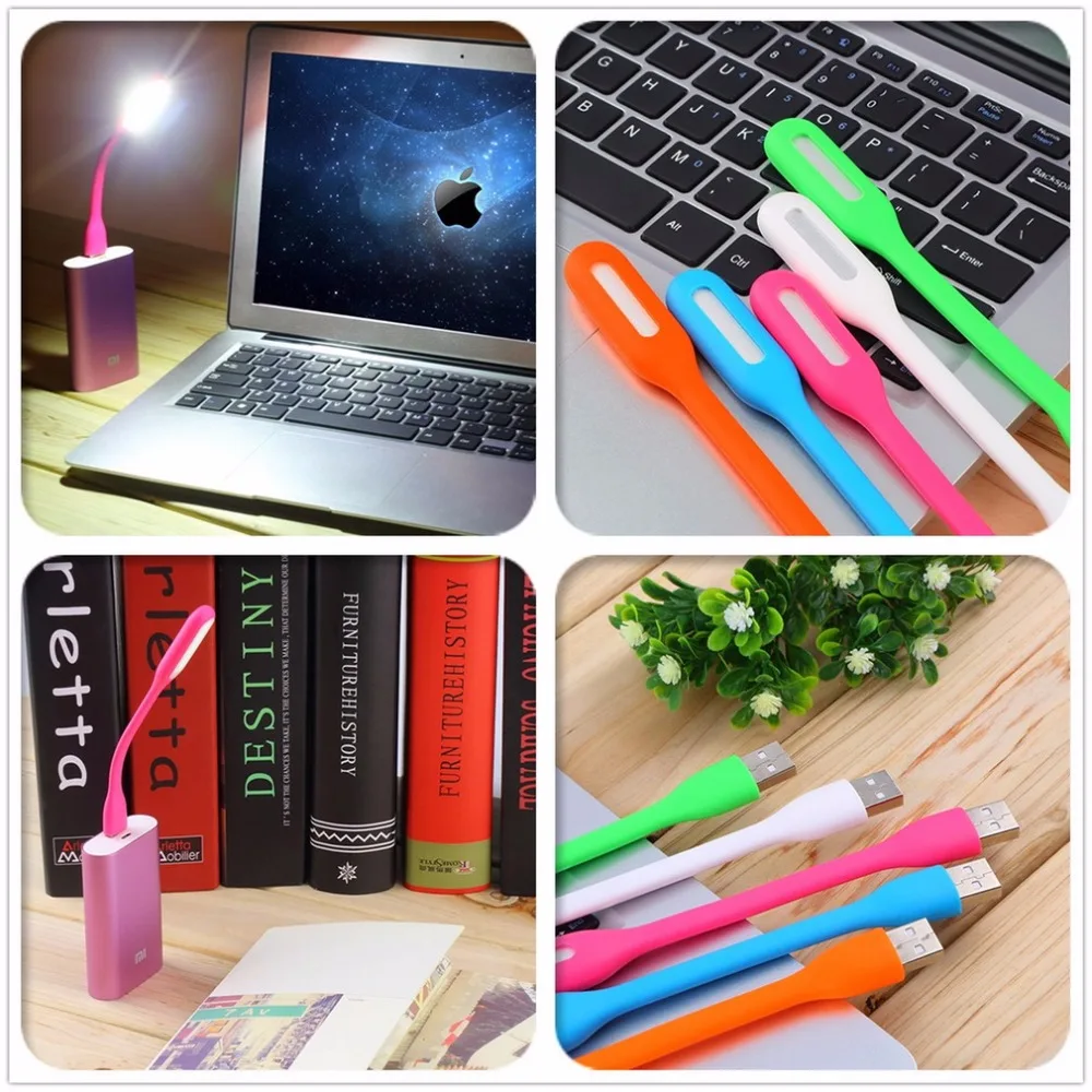 Мини 1 шт Универсальный портативный ксиаоми USB светодиодный свет Fr PC блок питания