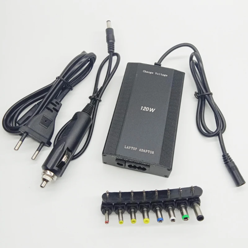 Европа США Великобритания Австралия штекер 120W 12V 15V 16V 18V 19V 20V 22V 24V адаптер переменного, постоянного тока адаптер с регулируемой мощностью автомобиля дома Зарядное устройство Мощность поставить USB5V