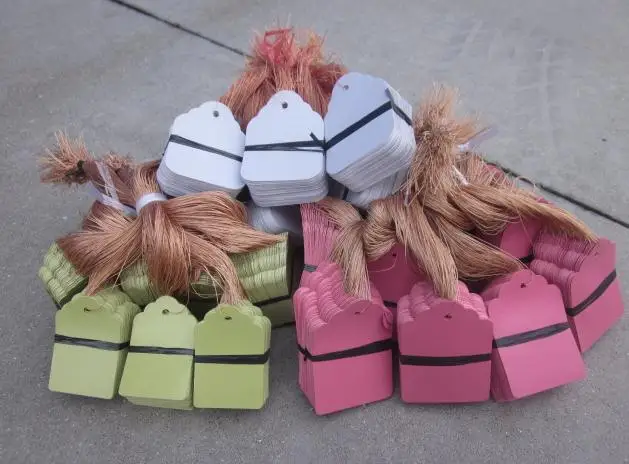 Подвесные этикетки для растений 100 шт./лот пластиковые бирки горшков садовых