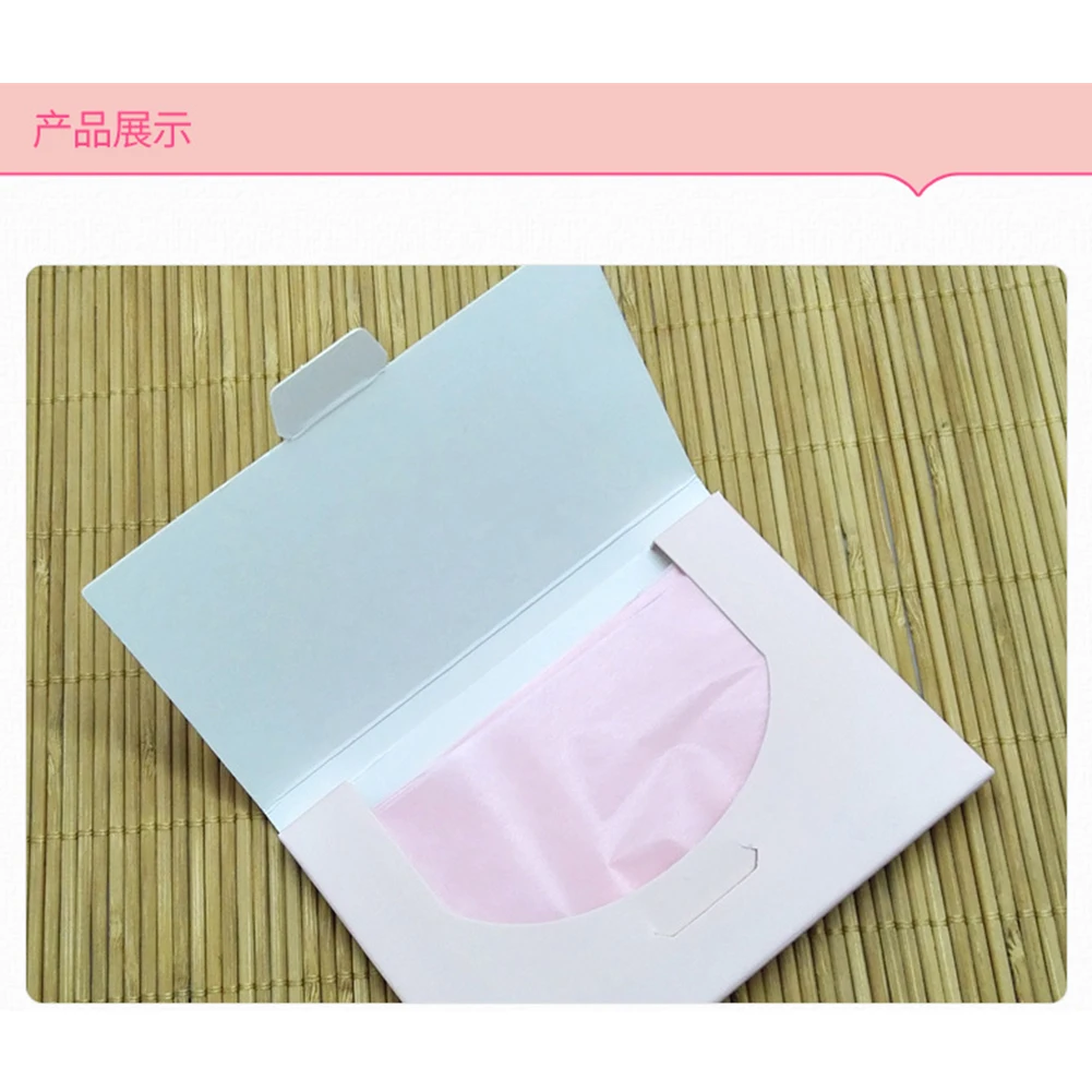 100Pcs Effective Oil Absorbing Cleansing Blotting Paper Skin Care Lightweight Soft Smooth Makeup Natural Face Tissue Portable
