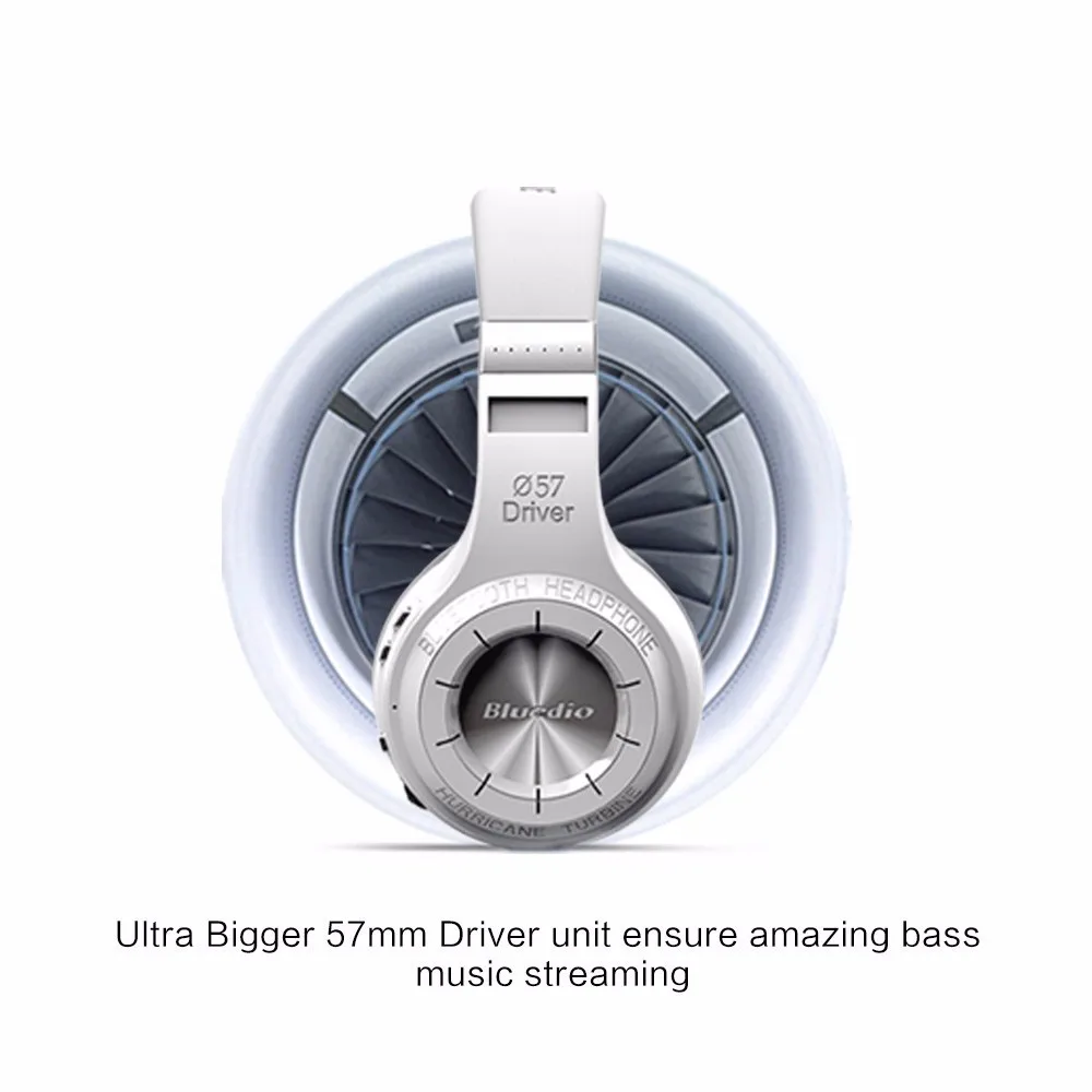Беспроводные стереонаушники Bluedio Turbine Hurricane H Bluetooth 4,1