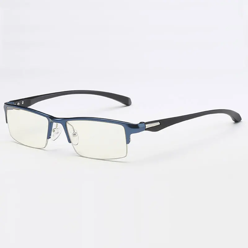 268 оптическая оправа для очков мужчин очки по рецепту Полуободковые мужские из