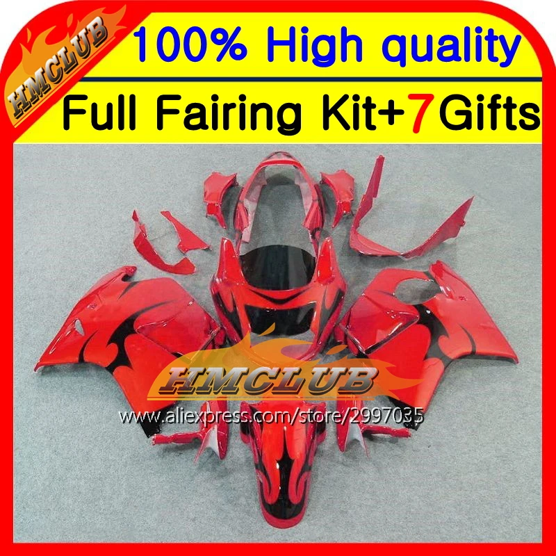 Корпус красный + 1100 XX для HONDA CBR1100XX 96 97 98 99 00 01 42HM62 черный CBR 1100XX 02 03 04 05 06 07 CBR1100
