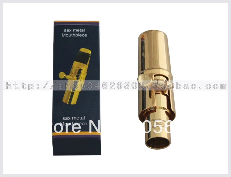 

Mouthpiece For Soprano Saxophone Sax Gold plated Size # 7