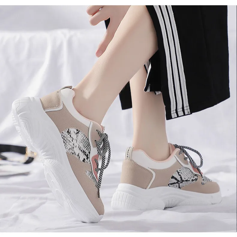 Spring Autumn Women's Running Shoes Fashion Comfortable Platform Shoes Women's Sneakers Feminino Zapatos Mujer Y1-57