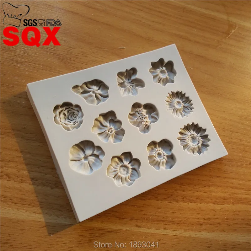 11 шт различные цветочные формы для торта инструменты украшения кухонные