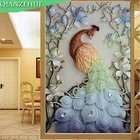 Вышивка QIANZEHUI, рукоделие, вышивка крестиком с изображением павлина, лилии, магнолии, пейзажа сливы, кардинальная Вышивка крестиком, домашняя вышивка на стену