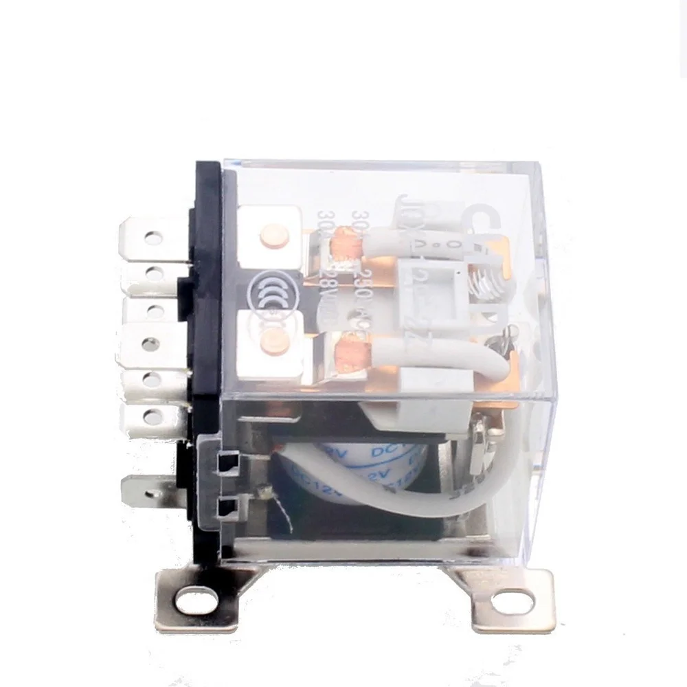 8Pin JQX-12F 2Z DC12V 30A DPDT общего назначения реле питания для пульта дистанционного управления Автоматическая система управления
