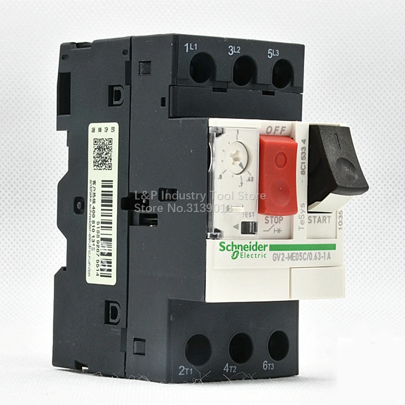 Новый оригинальный Schneider GV2-ME05C защита двигателя автоматический выключатель GV2ME05C
