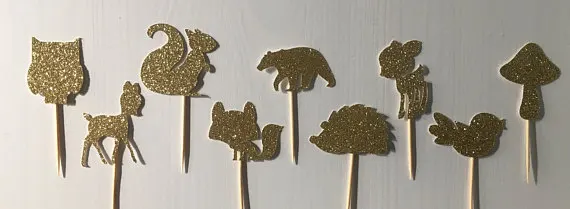 Блестящие балерины балетные топперы для кексов на день рождения крестины