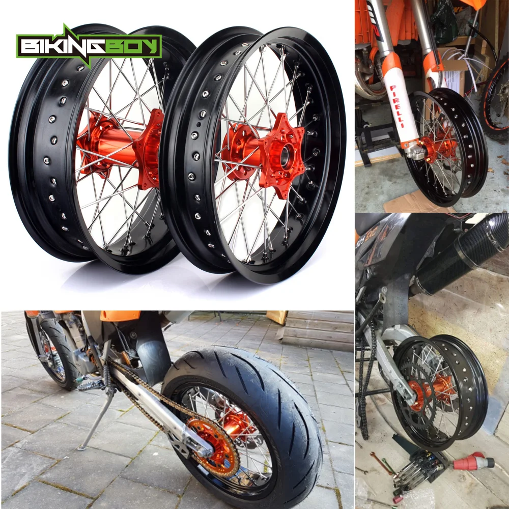 Комплект с передними и задними колесами BIKINGBOY комплект 36 спицами для KTM EXC F 350 2016