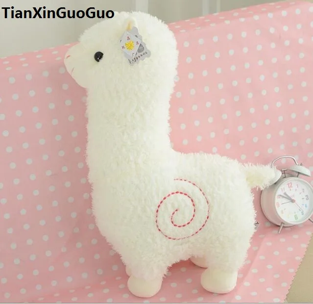 

lovely white alpaca about 35cm soft plush toy Doll birthday gift b2646
