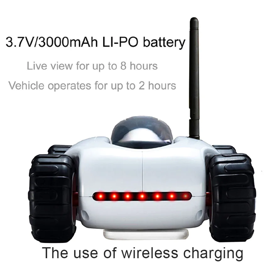 wireless charger Wi-Fi remote RC car camera video toy Night Vision mobile 3MP IP Camera Smart Phone control tank | Игрушки и хобби
