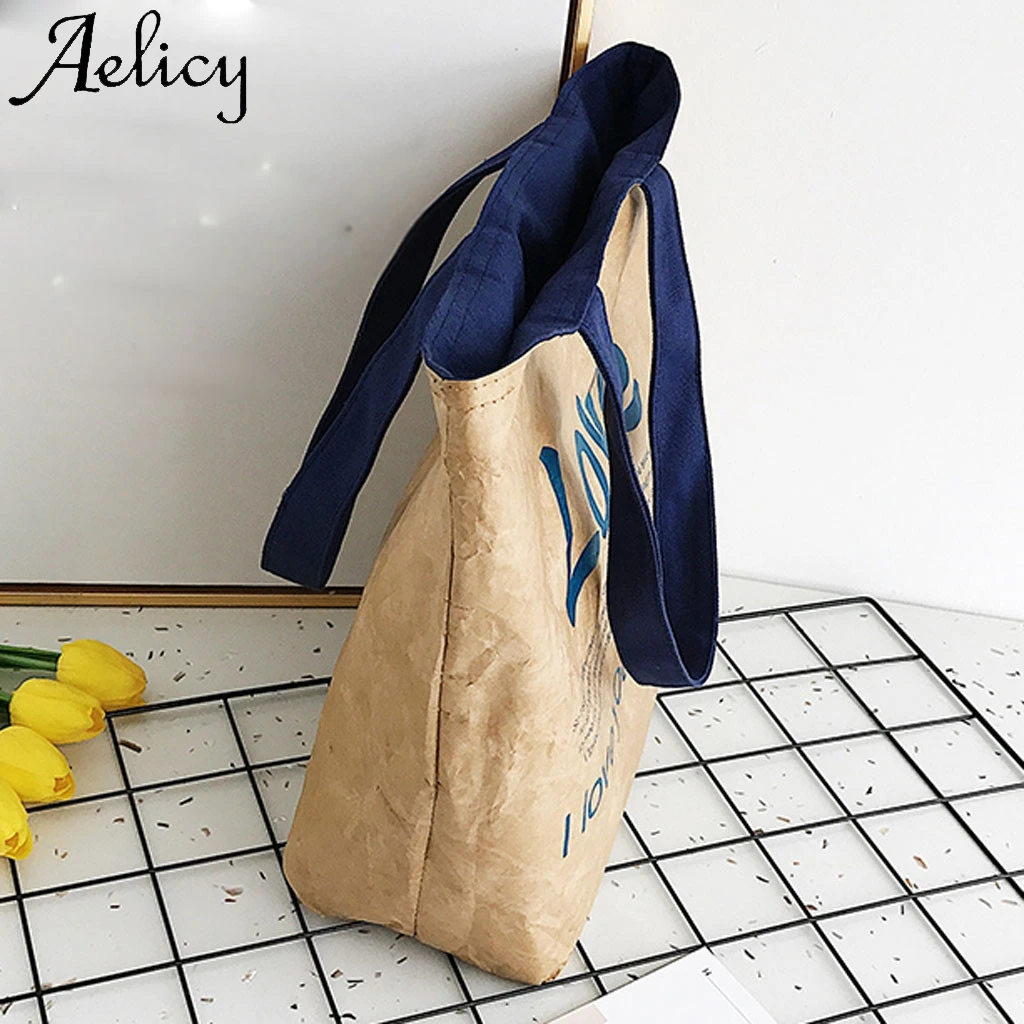 Aelicy Женская модная легкая сумка через плечо бумажная Классическая цветная