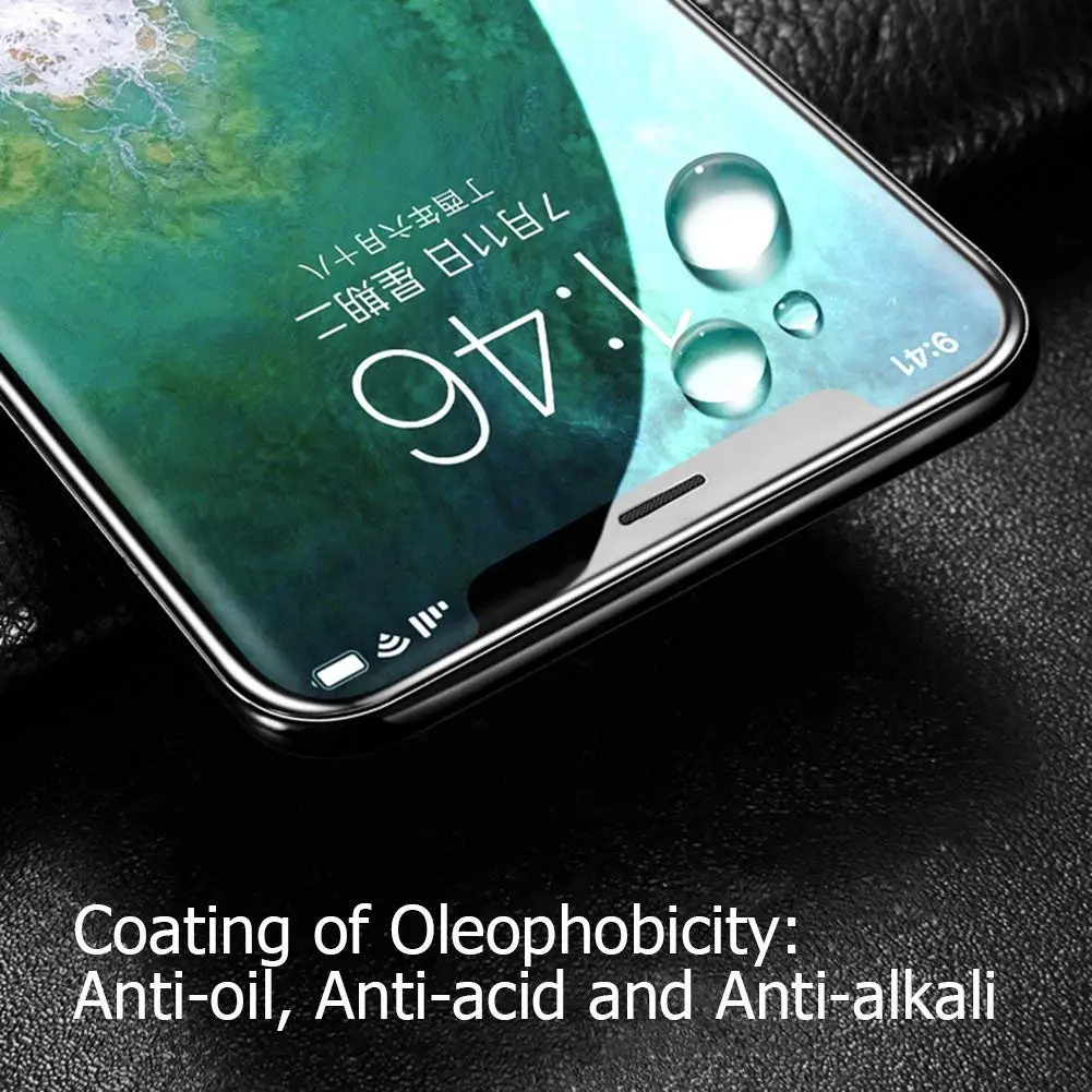

Закаленное 5d-стекло с полным покрытием для iPhone 7, 8 Plus, 9H, новая 3D пленка с изогнутыми краями для iPhone 6, 6s, 7, 8, X, защита экрана