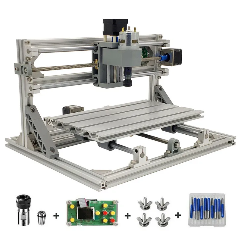 CNC 3018 Pro GRBL Diy Мини станок с ЧПУ 3 оси pcb фрезерный станок, деревообрабатывающий станок лазерная гравировка cnc 3018 может работать в автономном режиме