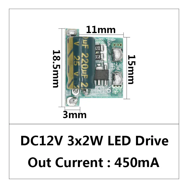 Светодиодный драйвер MR16 DC12V 1 Вт 7 Вт Питание постоянного тока Автоматическая Напряжение Управление трансформаторы систем освещения для Светодиодный свет "сделай сам"
