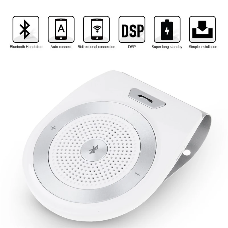 T821 Bluetooth гарнитура для авто громкой связи Hands Free Aux Car Kit Громкая микрофон