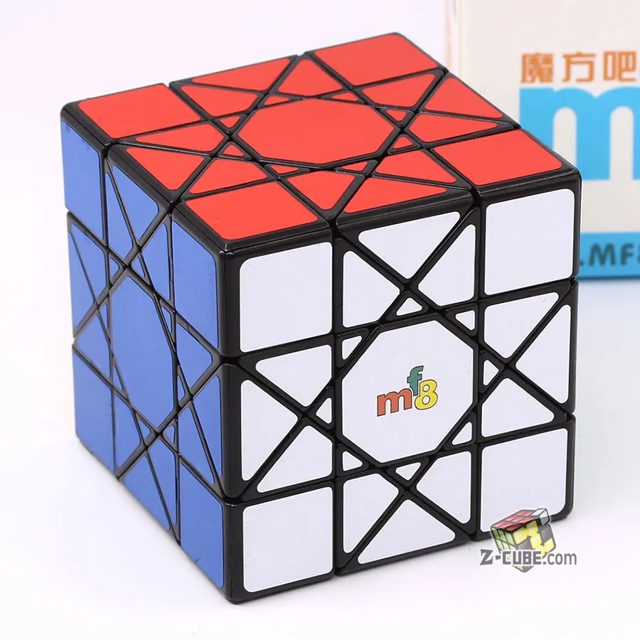 Волшебный куб, головоломка, mf8 шестигранника для мамы и дочки, 3x3 сына для мам и дочек, защита от солнца куб перевязана Сумасшедший Единорог кривой вертолет AJ Duo оси Z - Цвет: Sun cube Black
