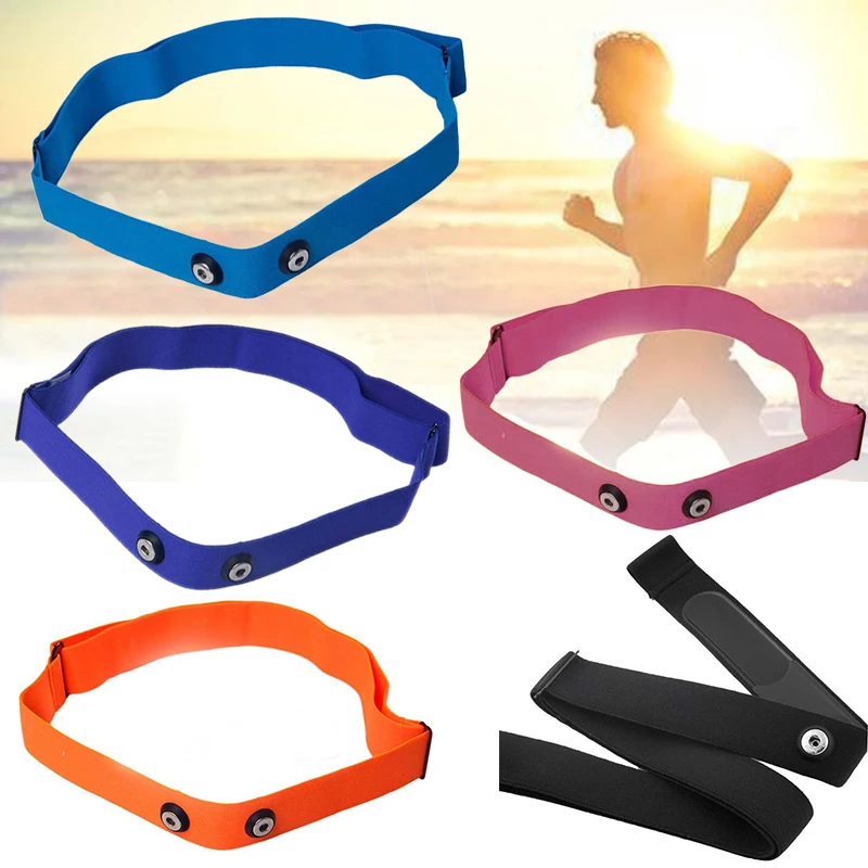 1 шт. Эластичный регулируемый нагрудный ремень для Garmin Wahoo Polar Sport Running Heart Rate Monitor