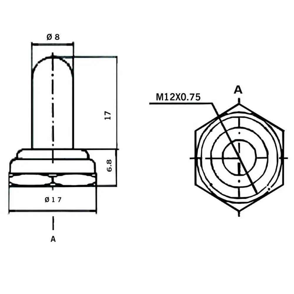 EE поддержка 10 шт./лот 12 мм Водонепроницаемая Резиновая клавишная кнопка