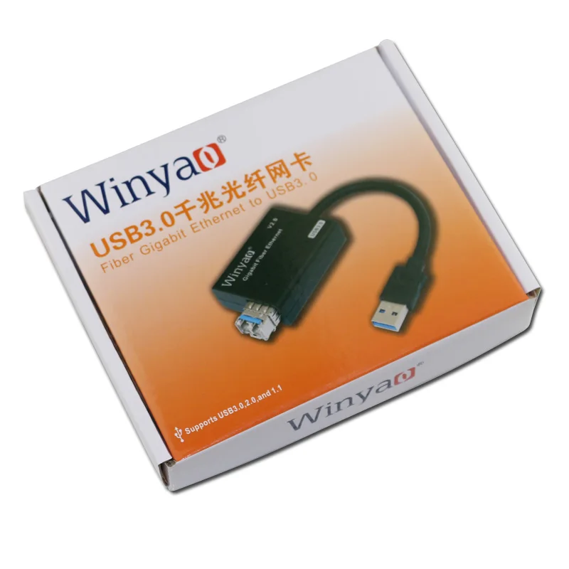 Winyao USB1000F USB3.0 To SFP 1000M гигабитная сетевая карта Ethernet NIC для ПК ноутбука rtl8153 чипсет