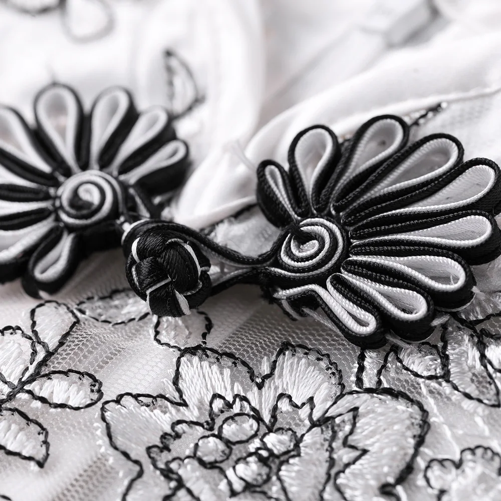 Maxlindy 2017 женские Винтаж Вышивка крючком Кружево летнее платье Кепки рукавом Sexy