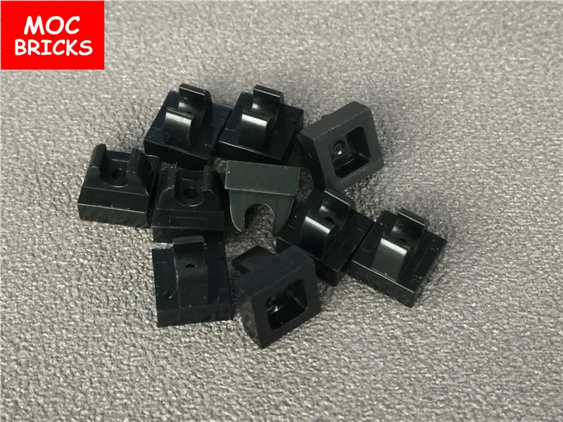 10 шт./лот MOC кирпичи Сделай Сам плитка Модифицированная 1x1 с зажимом подходит 2555