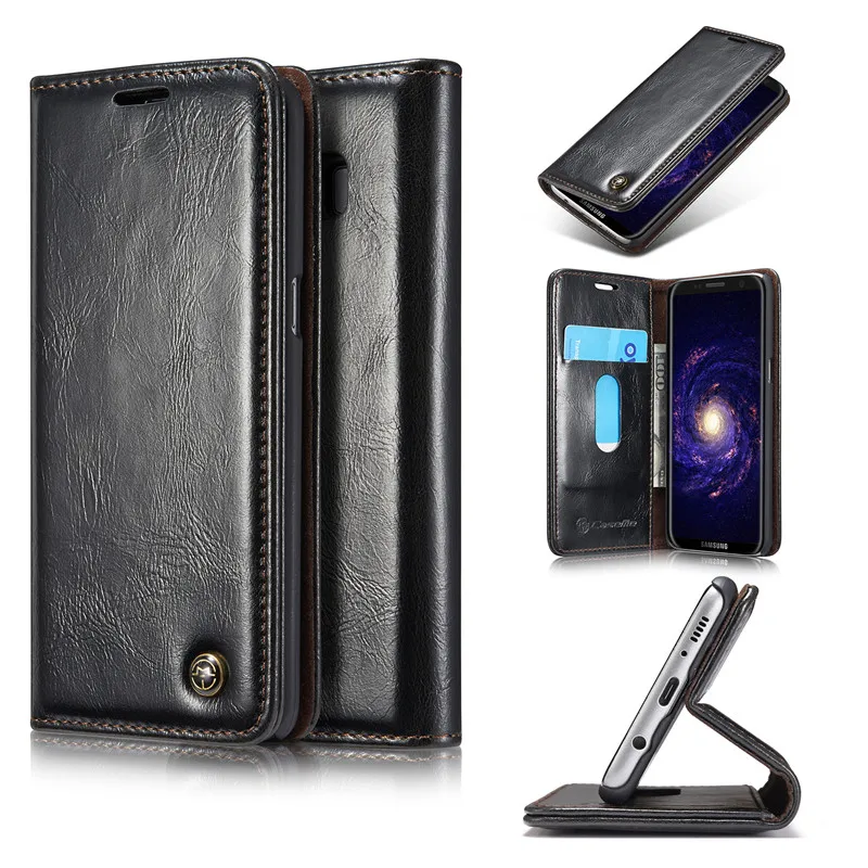 Для Samsung S8 Кожаный чехол плюс роскошный Магнитный флип для Galaxy Plus S9 S7 edge|case for samsung