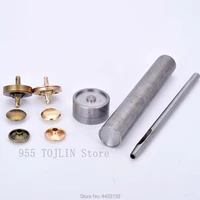 14mm18mm magnetic snap fasten leather craft mould snap fastener buttons installation tool hand punch tool diy accessories