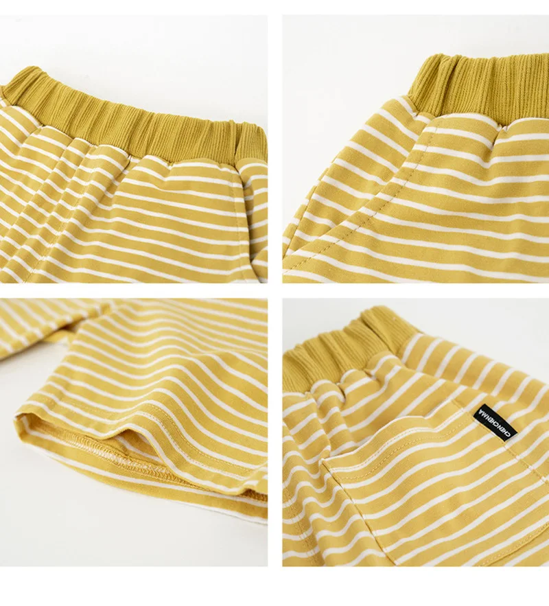 

New Infant Baby Boys Striped Pant Clothes Little Girls Loose Beach Pants Kids Children Elastic Waist Pant 2019 Summer