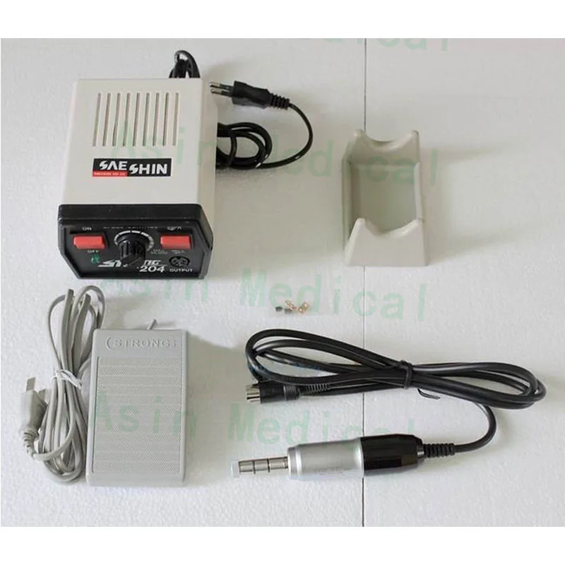 SAESHIN стоматологический микромотор E типа карбоновая щетка Handpiece204 + 108E 35000