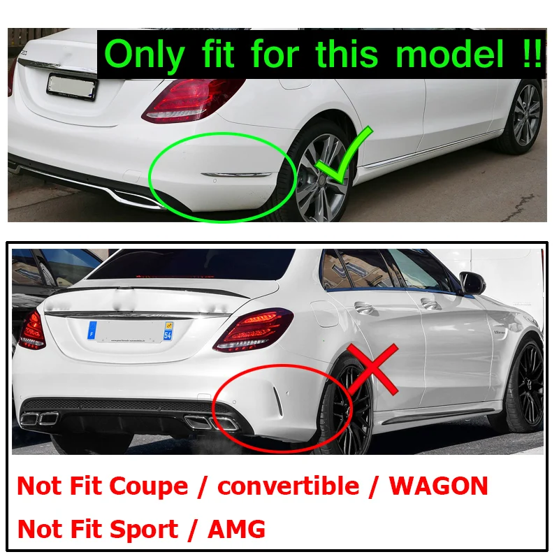 Брызговики для Benz C Class W205 2015 2016 2017|mud flaps|splash guardfront mud flaps |