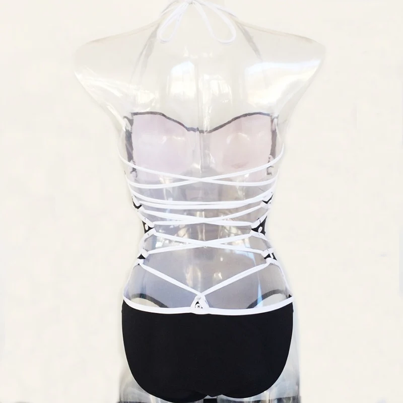 Купальник женский бандажный с пуш-апом | Спорт и развлечения