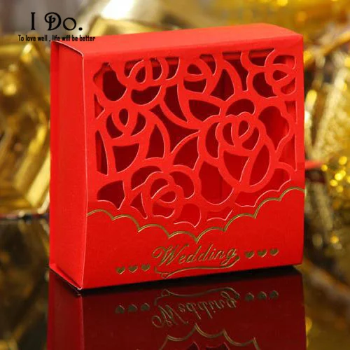 

Free Shipping 10pcs Laser Cut Wedding Favor Boxes Wedding Candy Box Casamento Wedding Favors And Gifts Event & Party Supplies