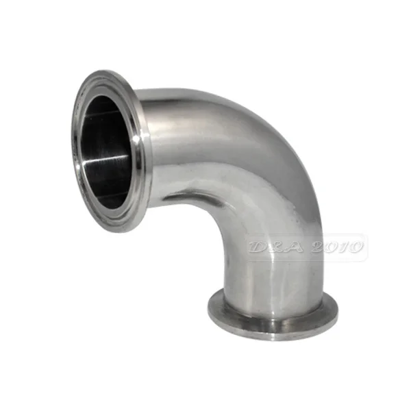 Высокая Quality38MM 1 1/2 &quot1 5&quot санитарно локоть 90 градусов трубы фитинги Tri Зажим